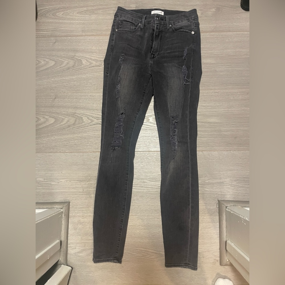 Good American Black Skinny Jeans